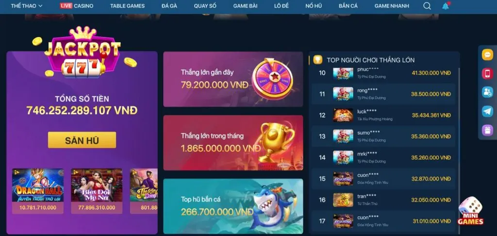 Thưởng nạp lại hàng ngày mp66